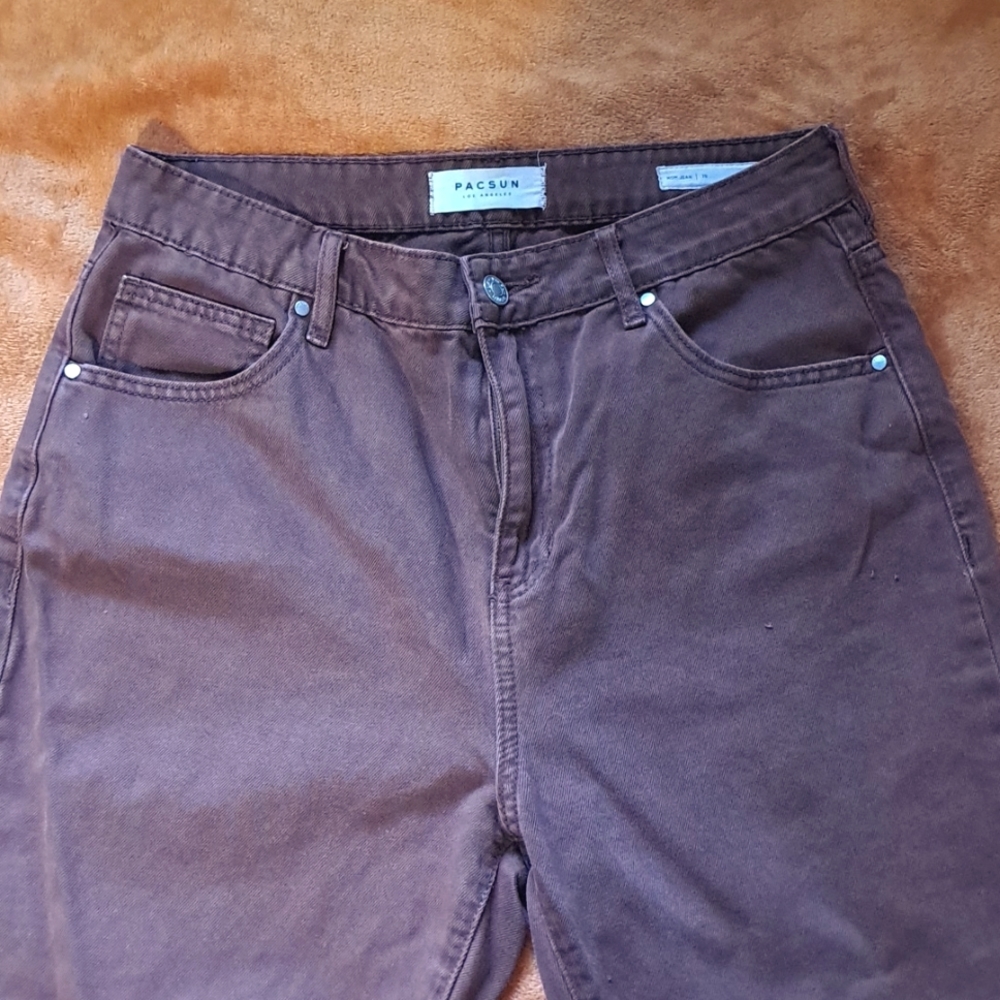 PacSun Mom Jean Chocolate Brown